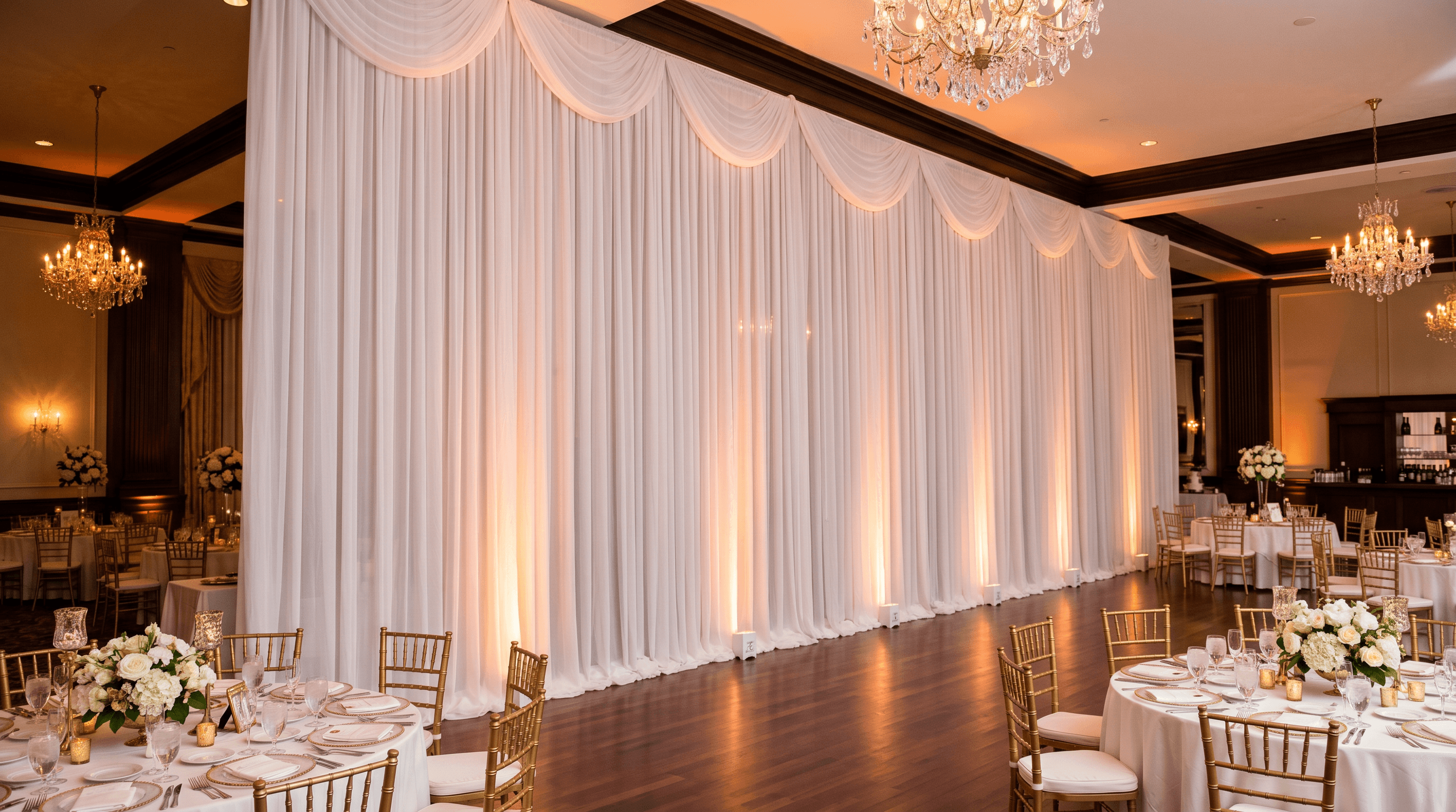 Ceiling-to-Floor Draping — Custom