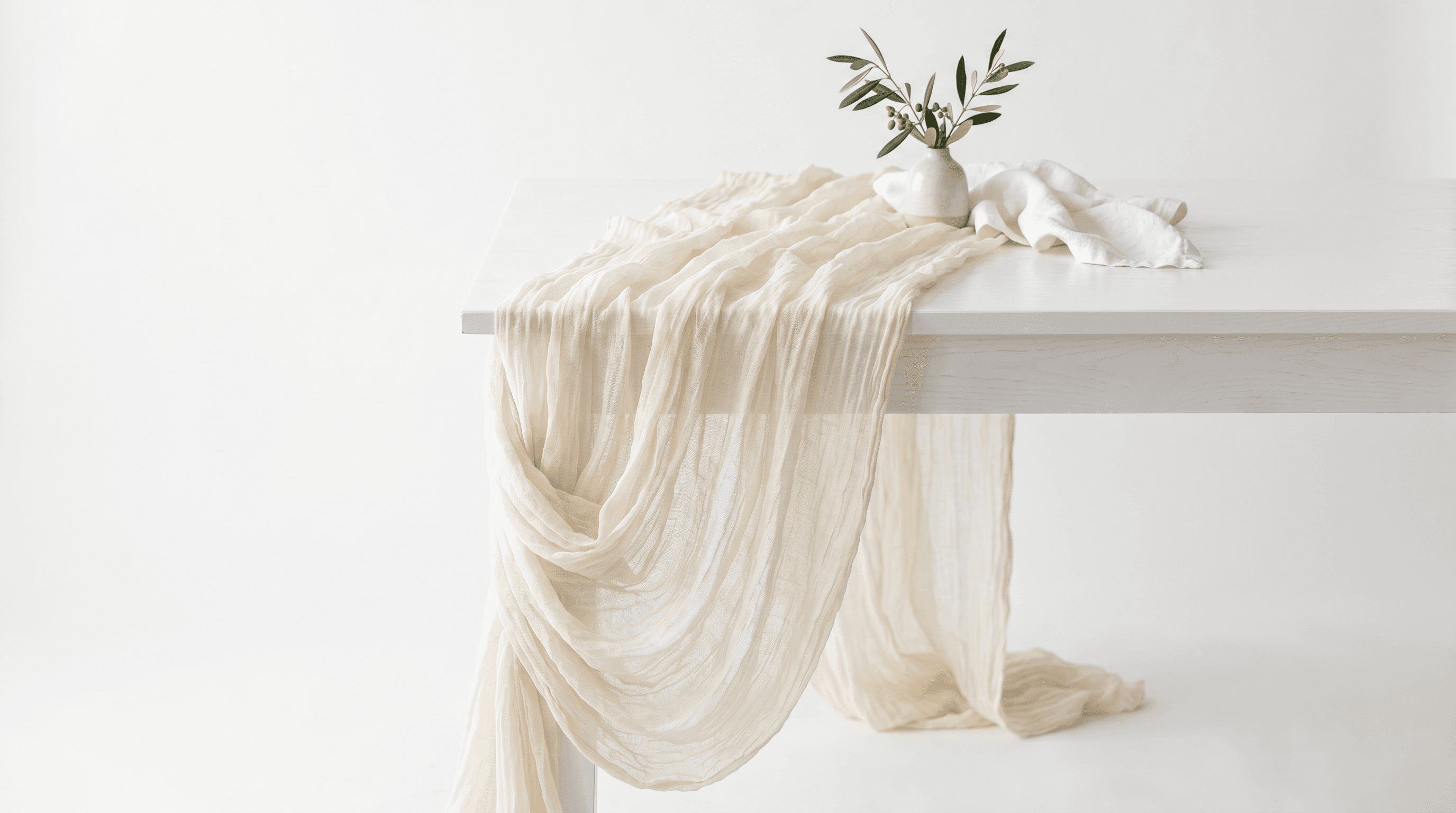 Cheese Cloth Table Runners