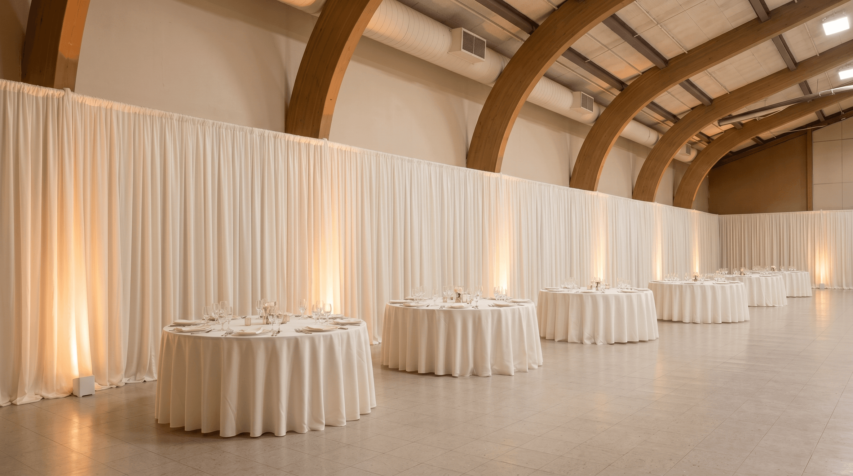 Wall Draping — Per 10ft